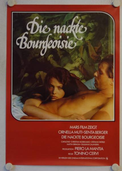 Die nackte Bourgeoisie originales deutsches Filmplakat